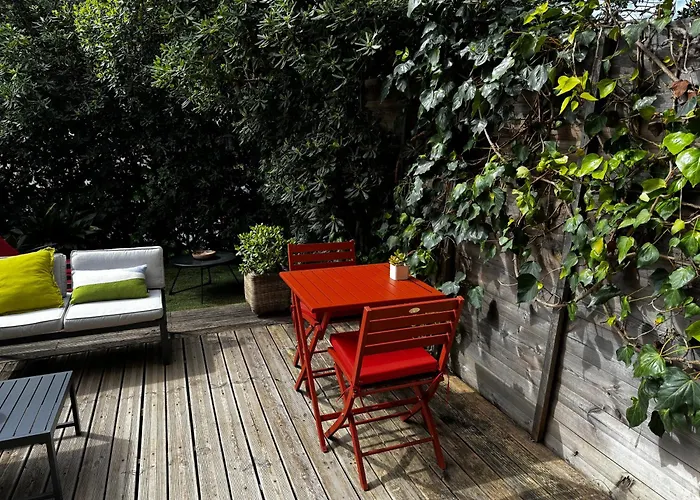 Avec Jardin Sud Proche Bord De شقة سانت ماكسيم